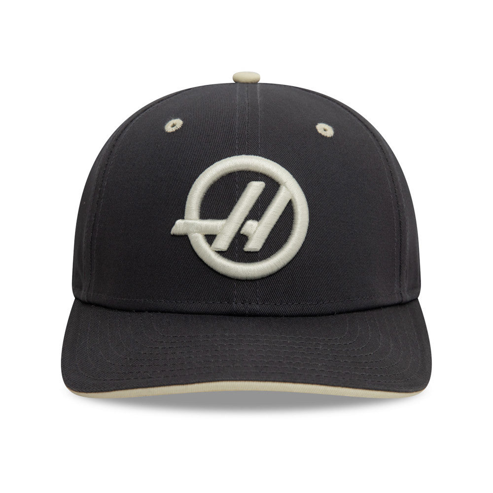 Haas F1 Seasonal 9Seventy Cap Stretch Snap Adults - Dark Grey/Off White