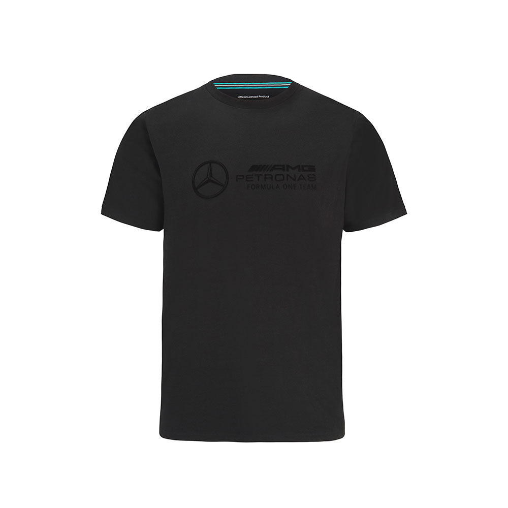 Mercedes AMG Petronas Mens Stealth Large Logo Tee