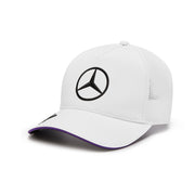 Mercedes AMG Petronas F1 Team 2024 Lewis Hamilton Trucker Cap Unisex - White
