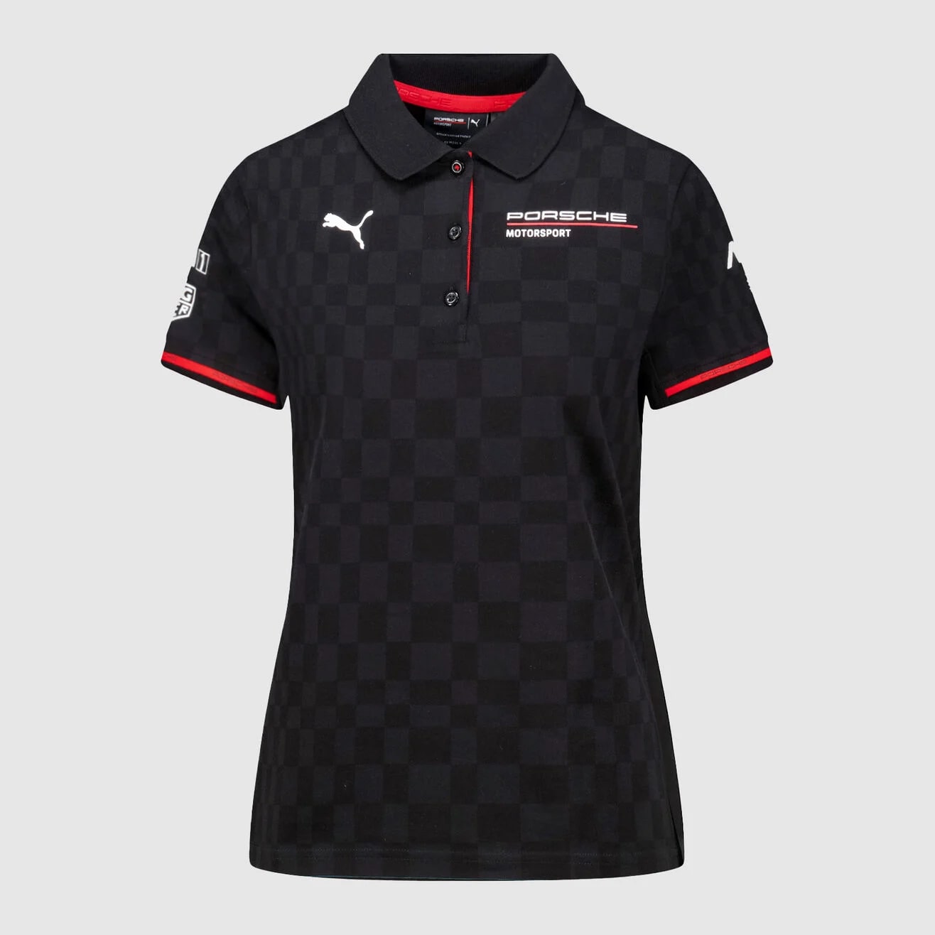 Porsche Motorsport Team 2025 Polo Womens - Black