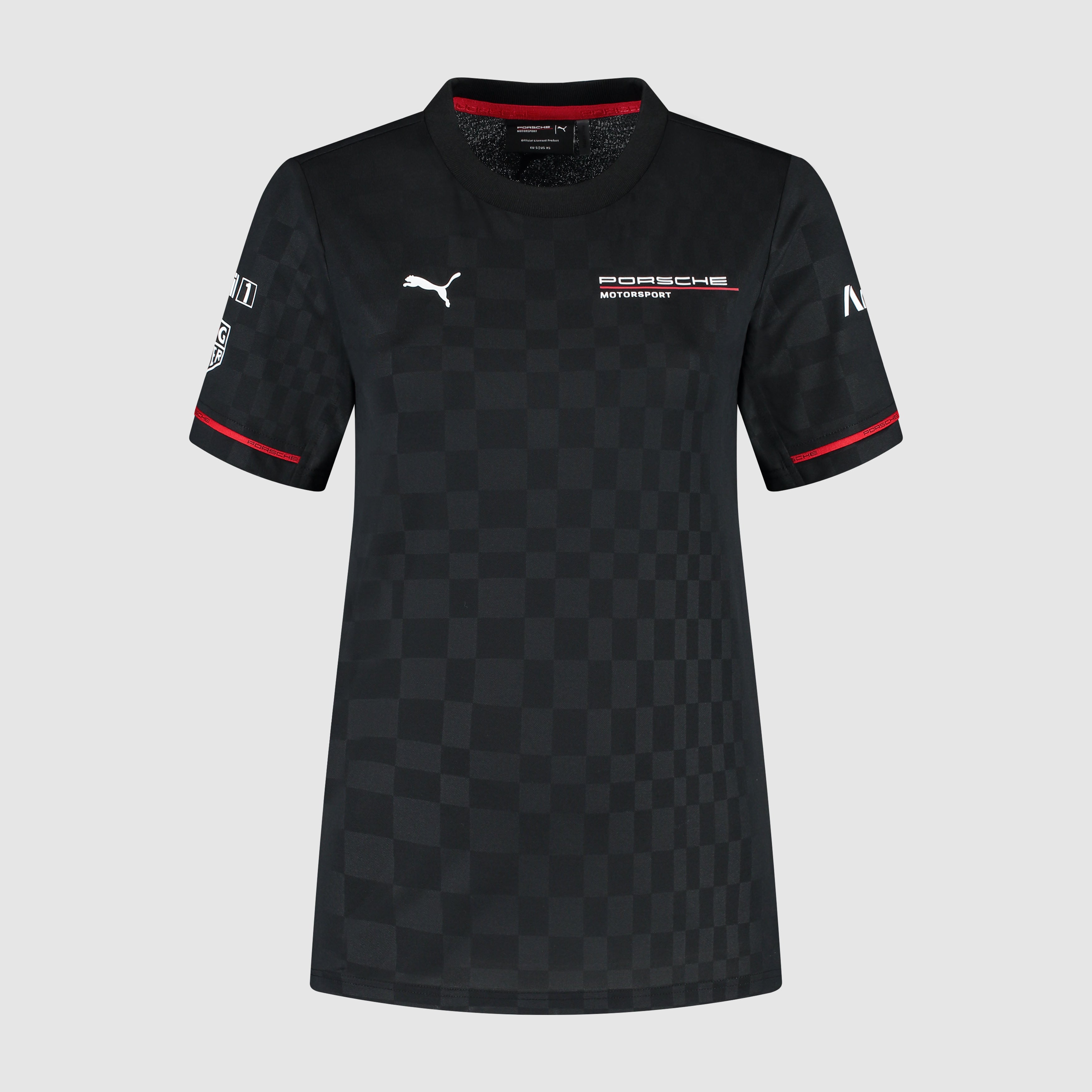 Porsche Motorsport Team 2025 Tee Womens - Black