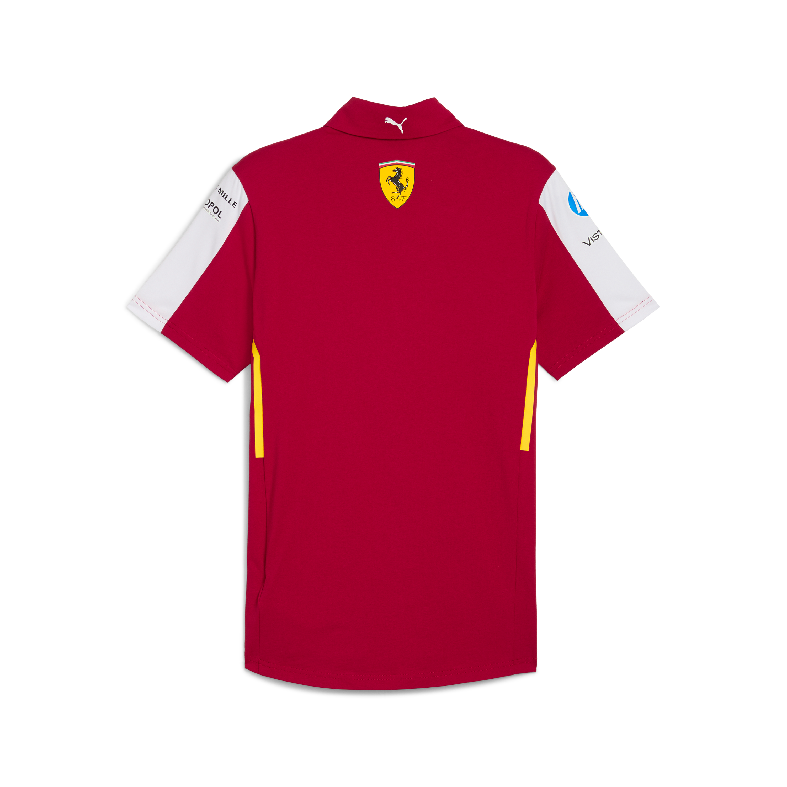 Scuderia Ferrari F1 Team 2025 Le Mans 24H Polo Mens - Dark Cherry