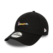 Vespa Multi Colour Logo 9Forty Cap Adults - Black