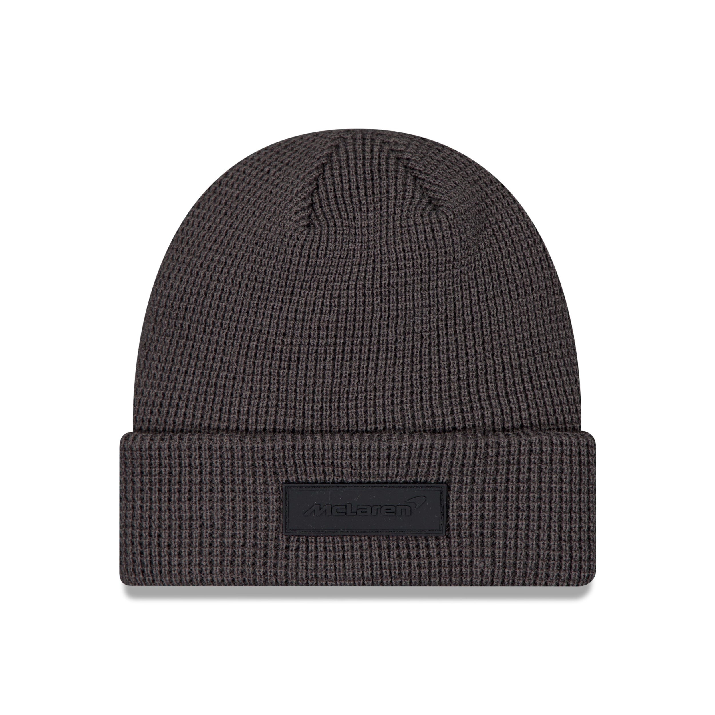 McLaren Automotive Waffle Cuff Knit Beanie Adults - Dark Grey