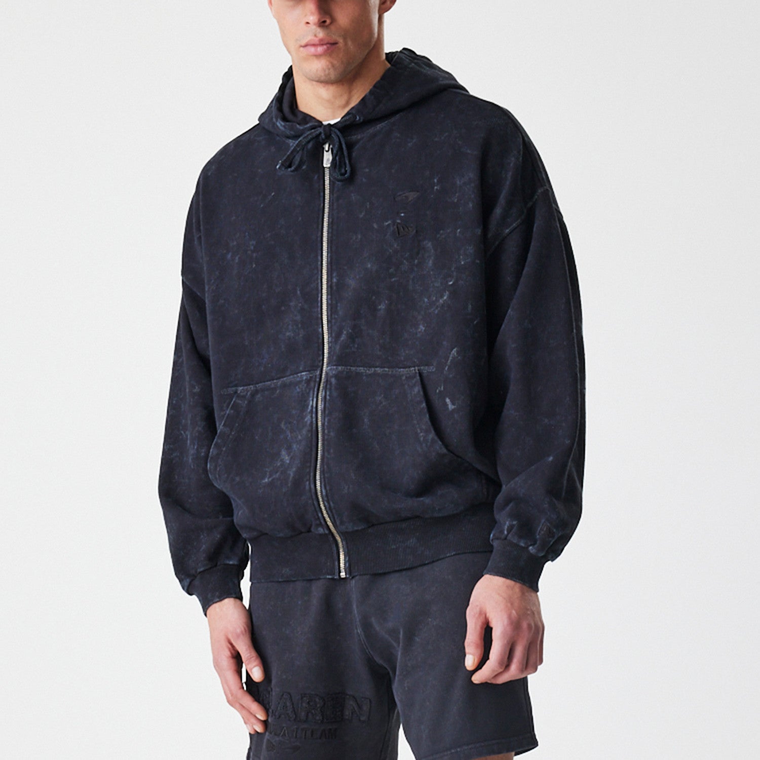 McLaren Racing F1 Washed Fz Oversized Hoodie Adults - Black