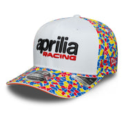 Aprilia Barcelona 9Seventy Cap Stretch Snap Adults - White