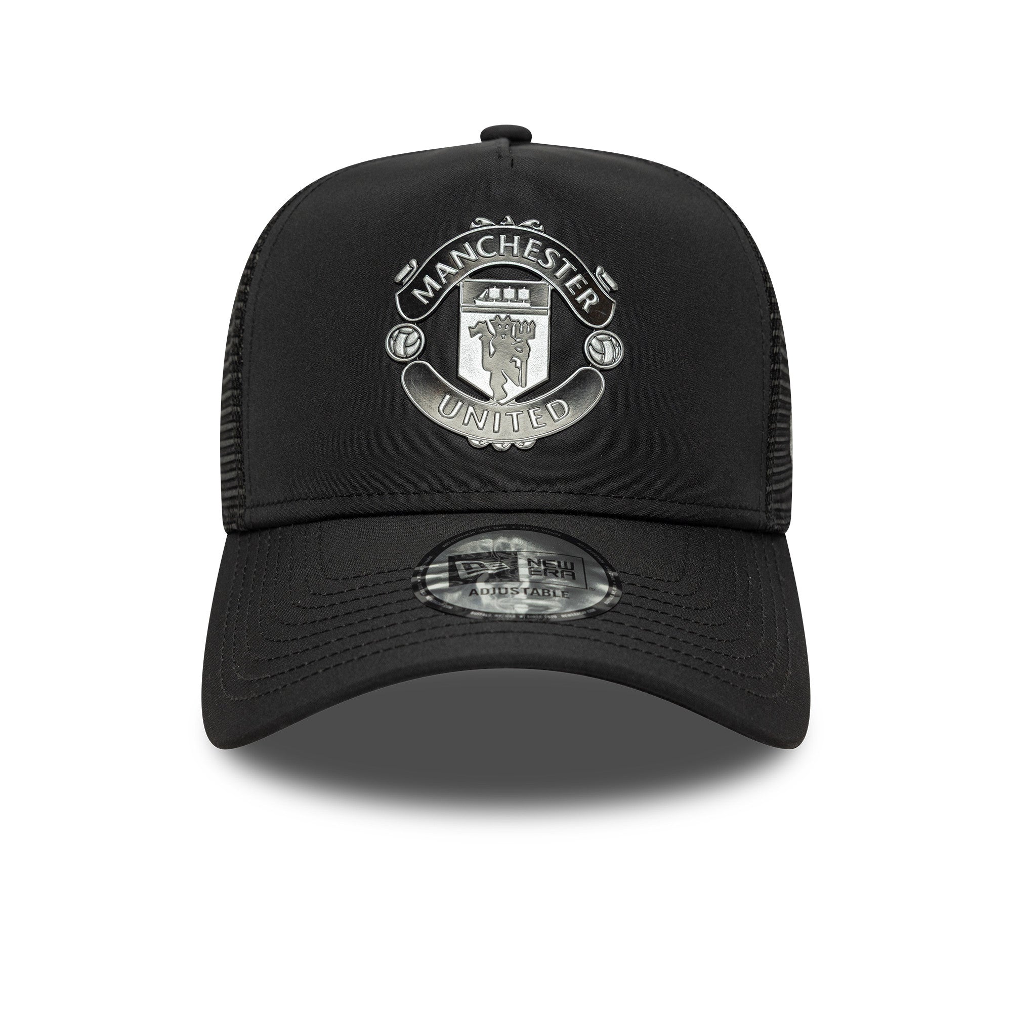 Manchester United Reflective Trucker Cap Adults - Black