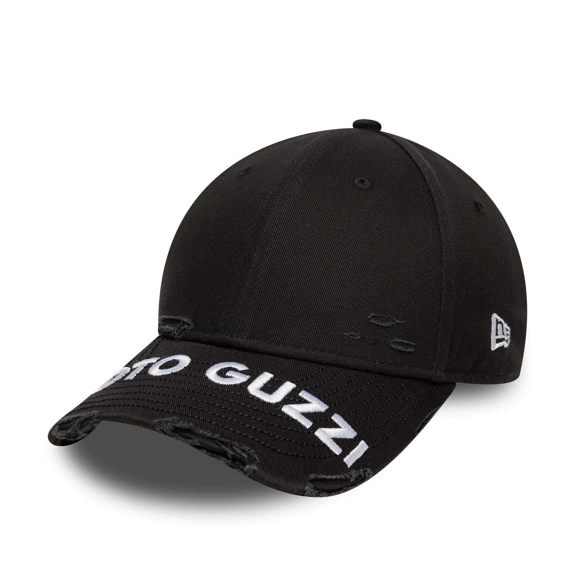 Moto Guzzi Distressed 9Forty Cap Mc Adults - Black