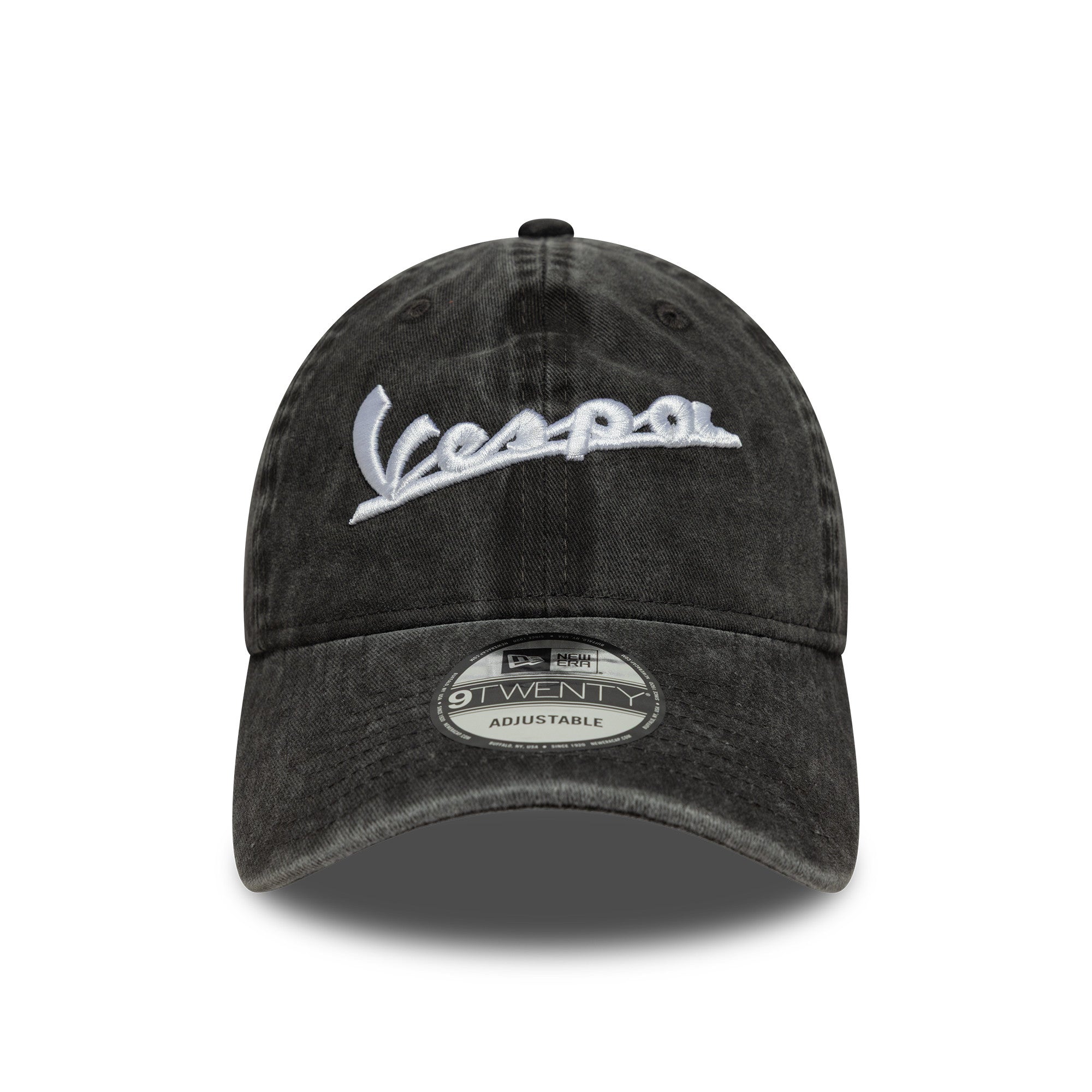 Vespa Washed 9Twenty Cap Adults - Black