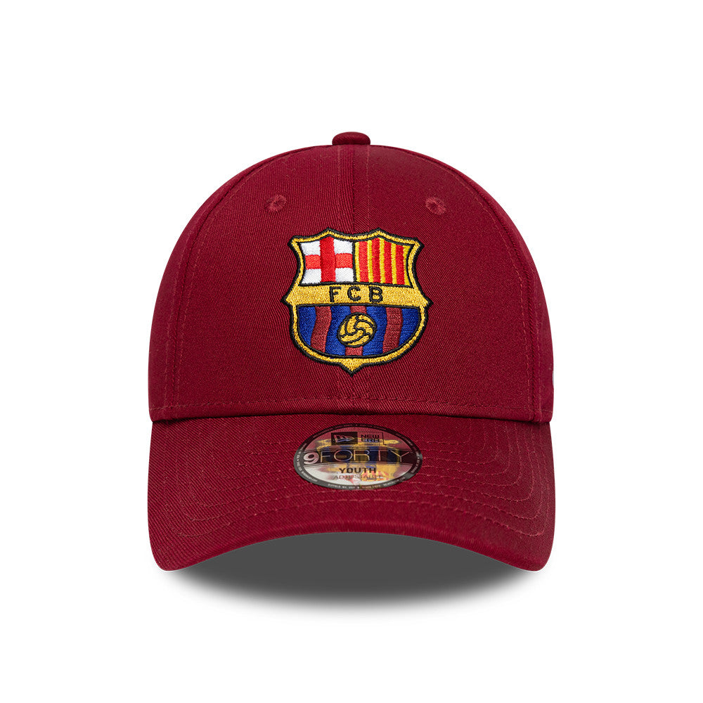 FC Barcelona Core 9Forty Cap Child - Dark Red