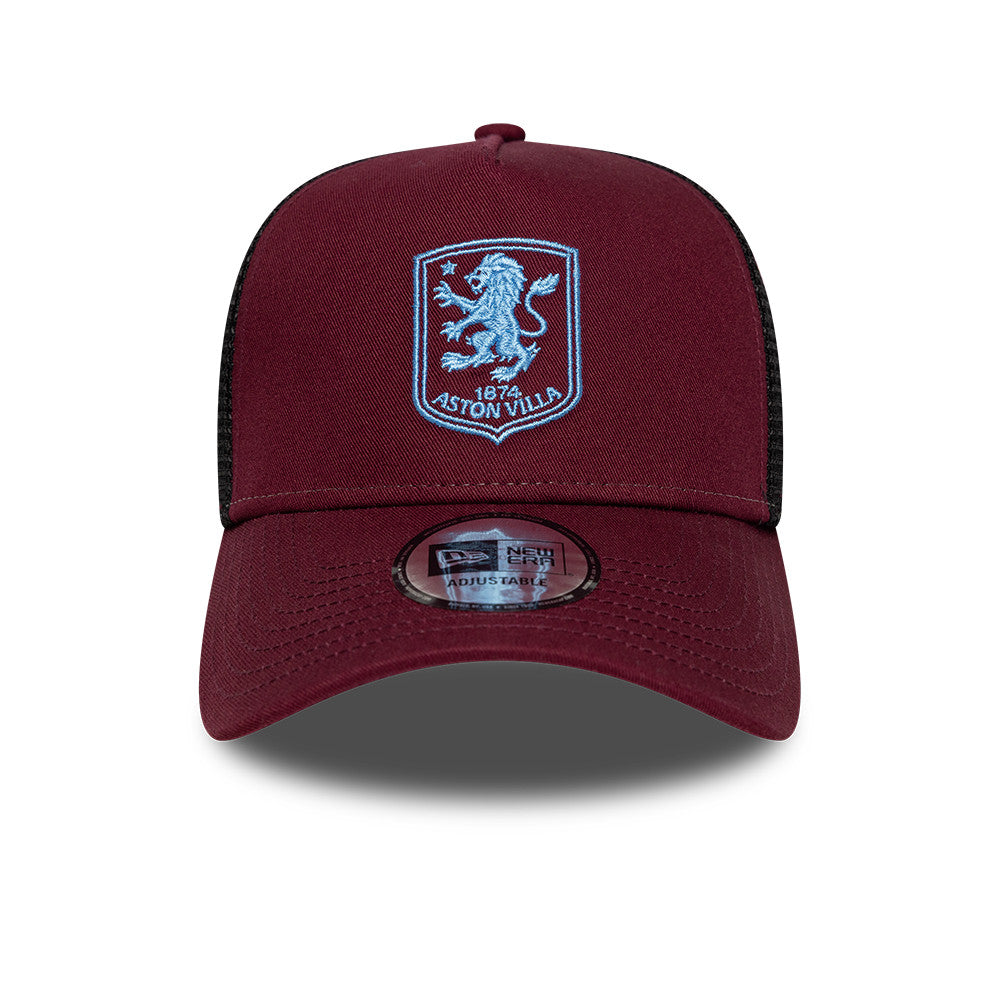 Aston Villa Core Trucker Cap Adults - Royal Maroon