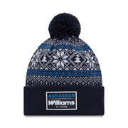 Williams F1 Christmas Bobble Knit Adults - Night Shift Navy