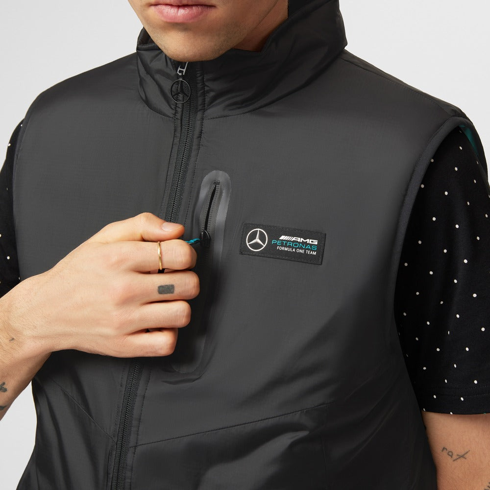Mercedes AMG Petronas F1 Gilet Mens - Black