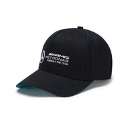 Mercedes AMG Petronas F1 Large Logo Cap Kids - Black