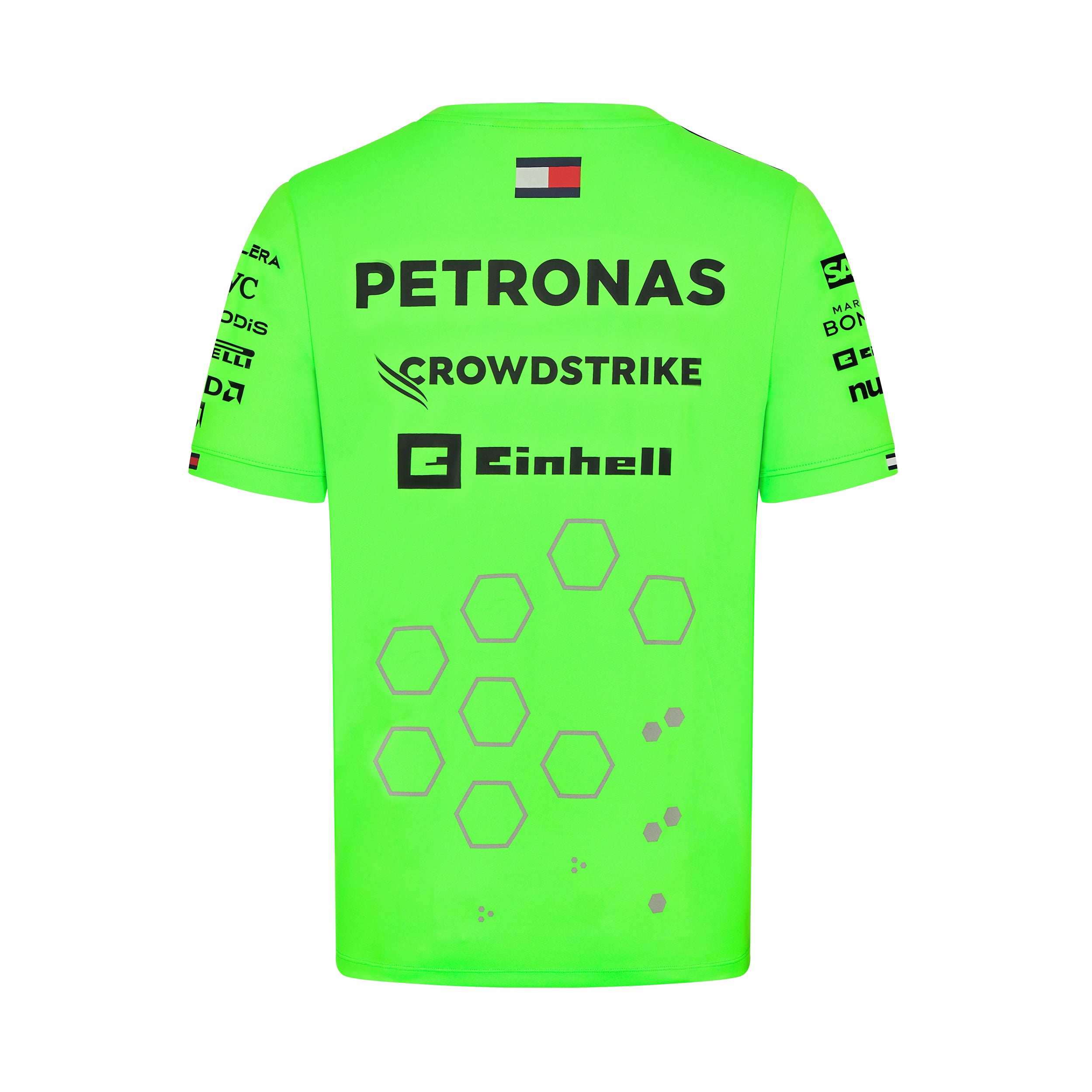 Mercedes AMG Petronas F1 Team 2024 Set Up Tee Mens - Green