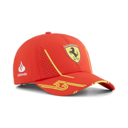 Scuderia Ferrari F1 Team 2024 Sainz Baseball Cap Unisex - Burnt Red