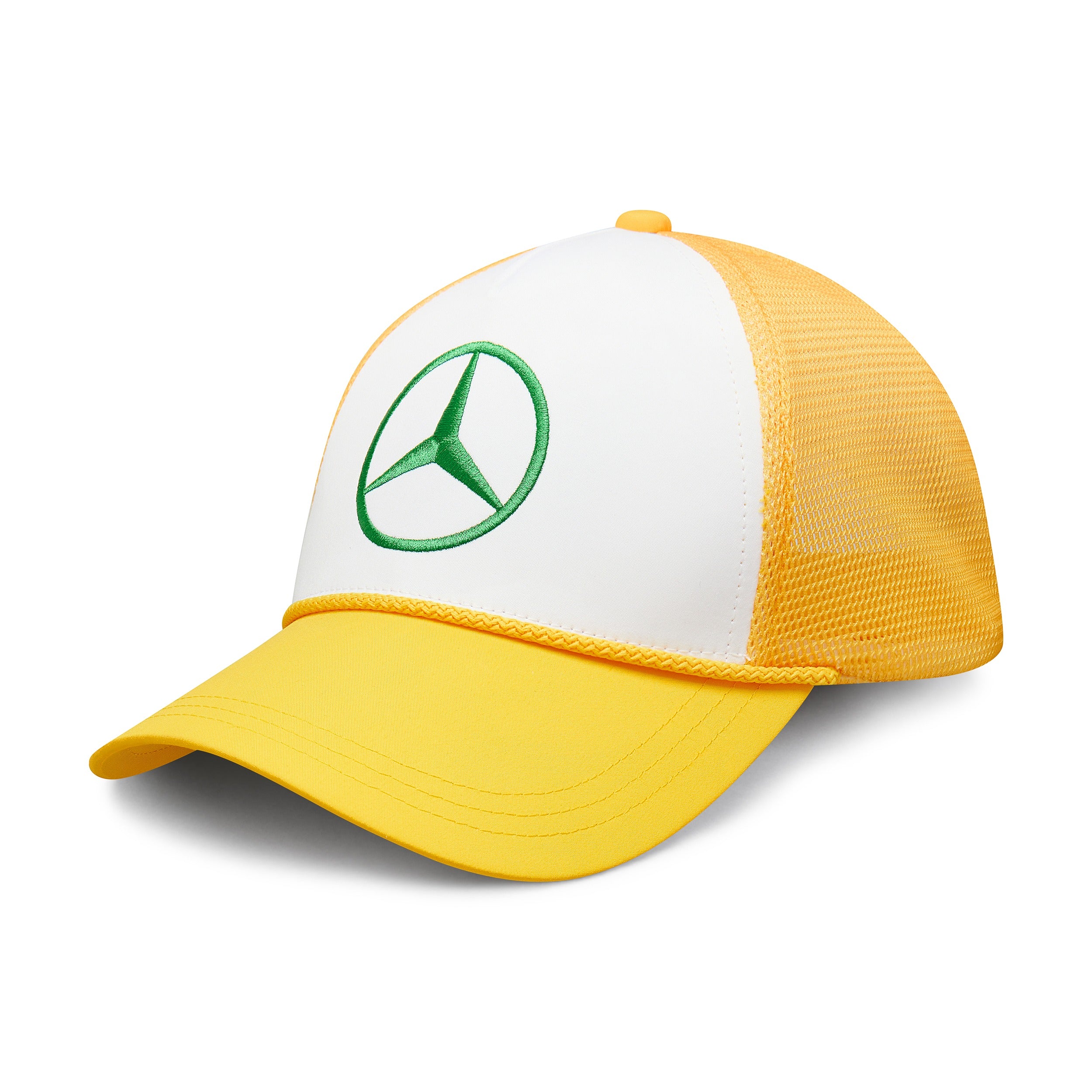 Mercedes AMG Petronas F1 Team 2024 Lewis Hamilton Special Edition Silverstone GP Cap Adults - Yellow