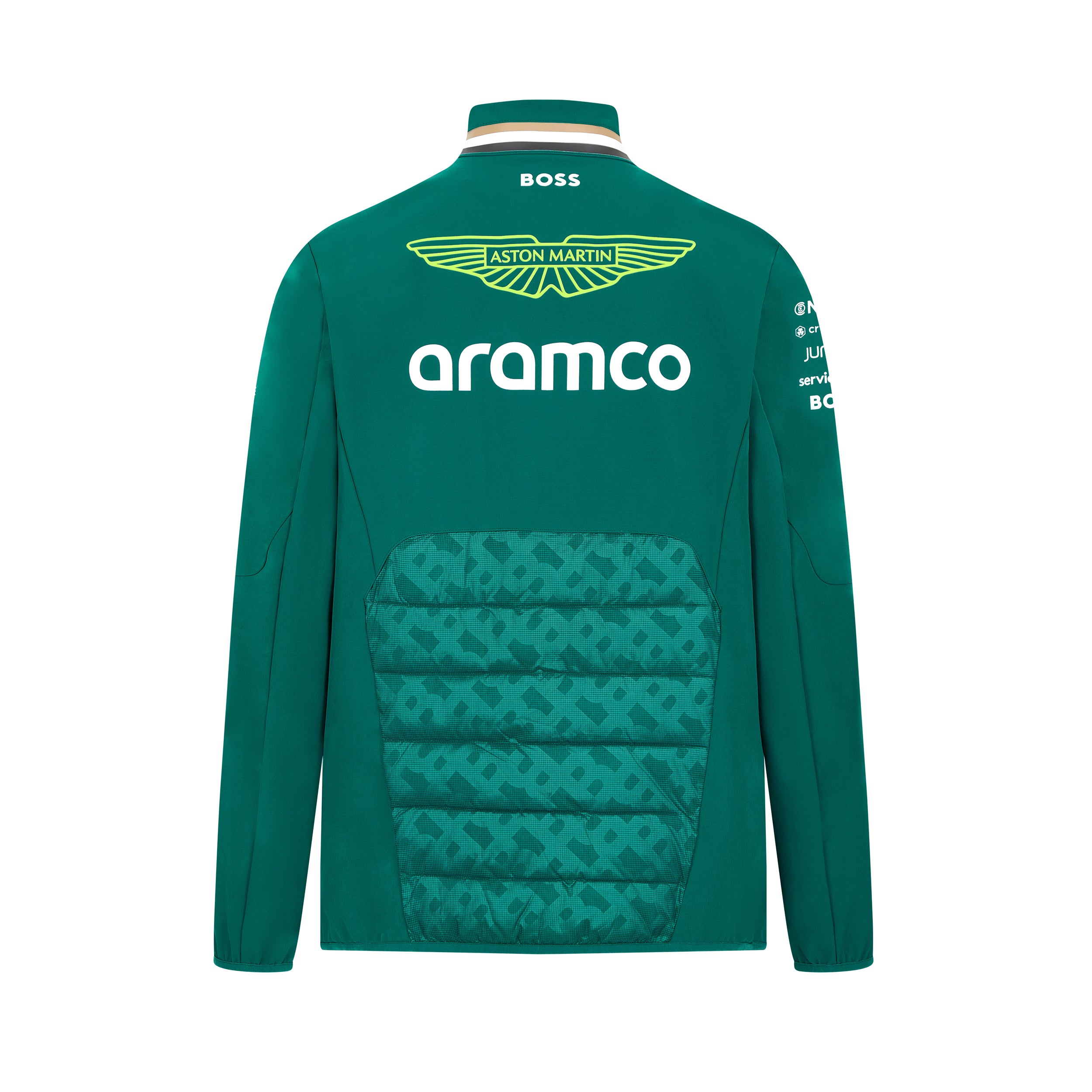 Aston Martin F1 Team 2024 Hybrid Jacket Mens - Green