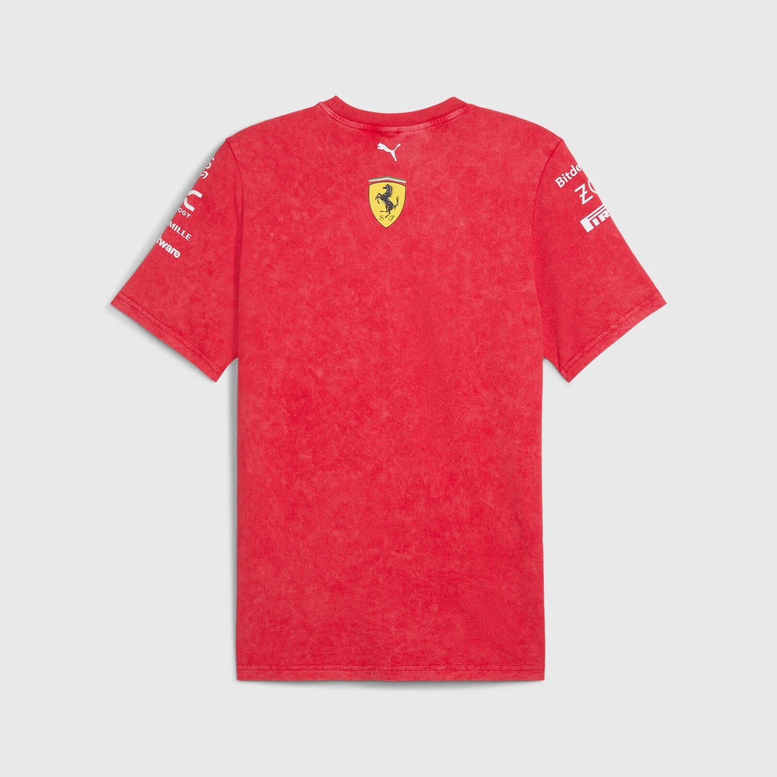 Scuderia Ferrari F1 Team 2024 Desert Sun Tee Mens - Rosso Corsa