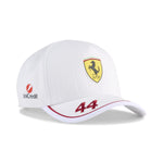 Scuderia Ferrari F1 Team 2025 Hamilton Baseball Cap Adults - White