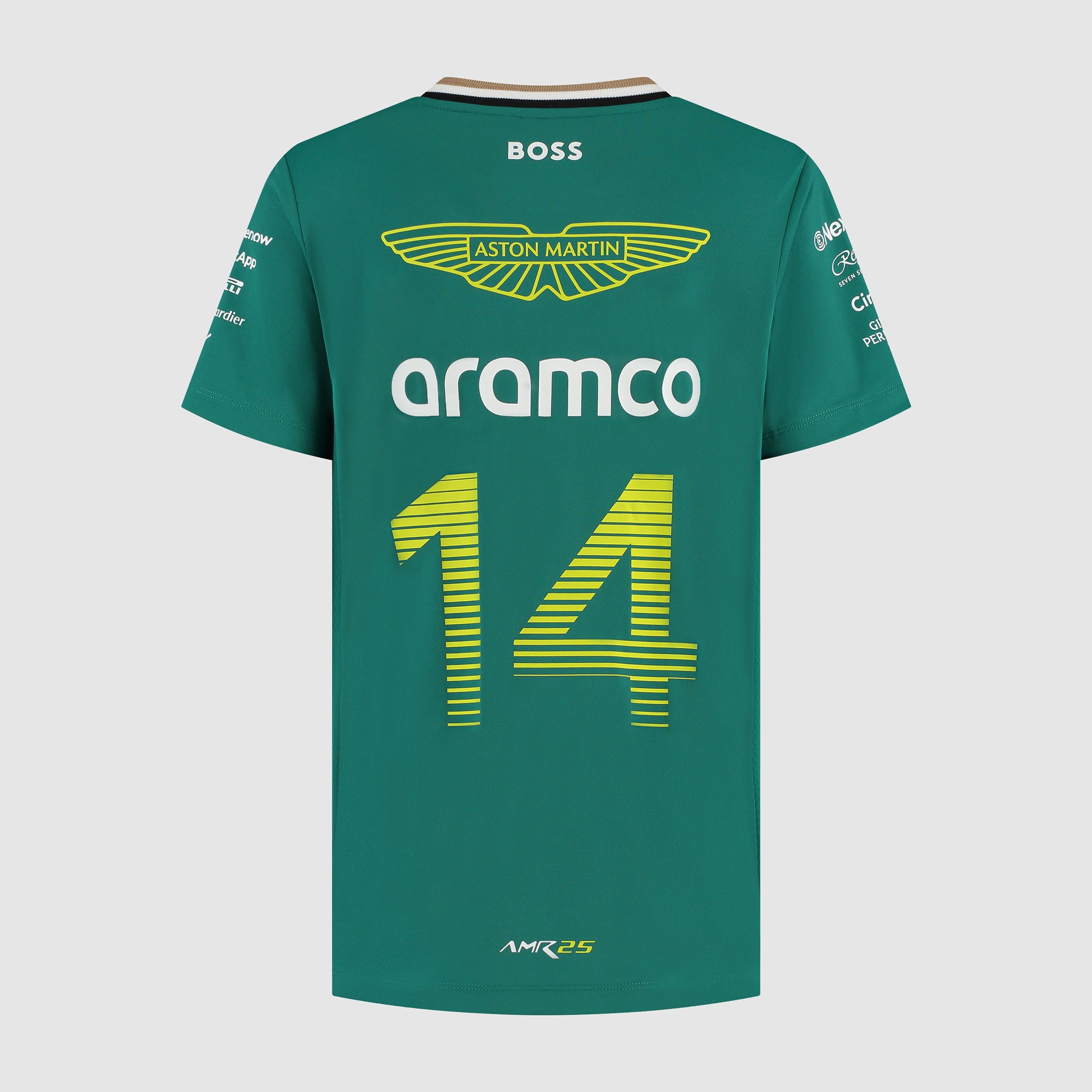 Aston Martin F1 Team 2025 Alonso Tee Kids - Green