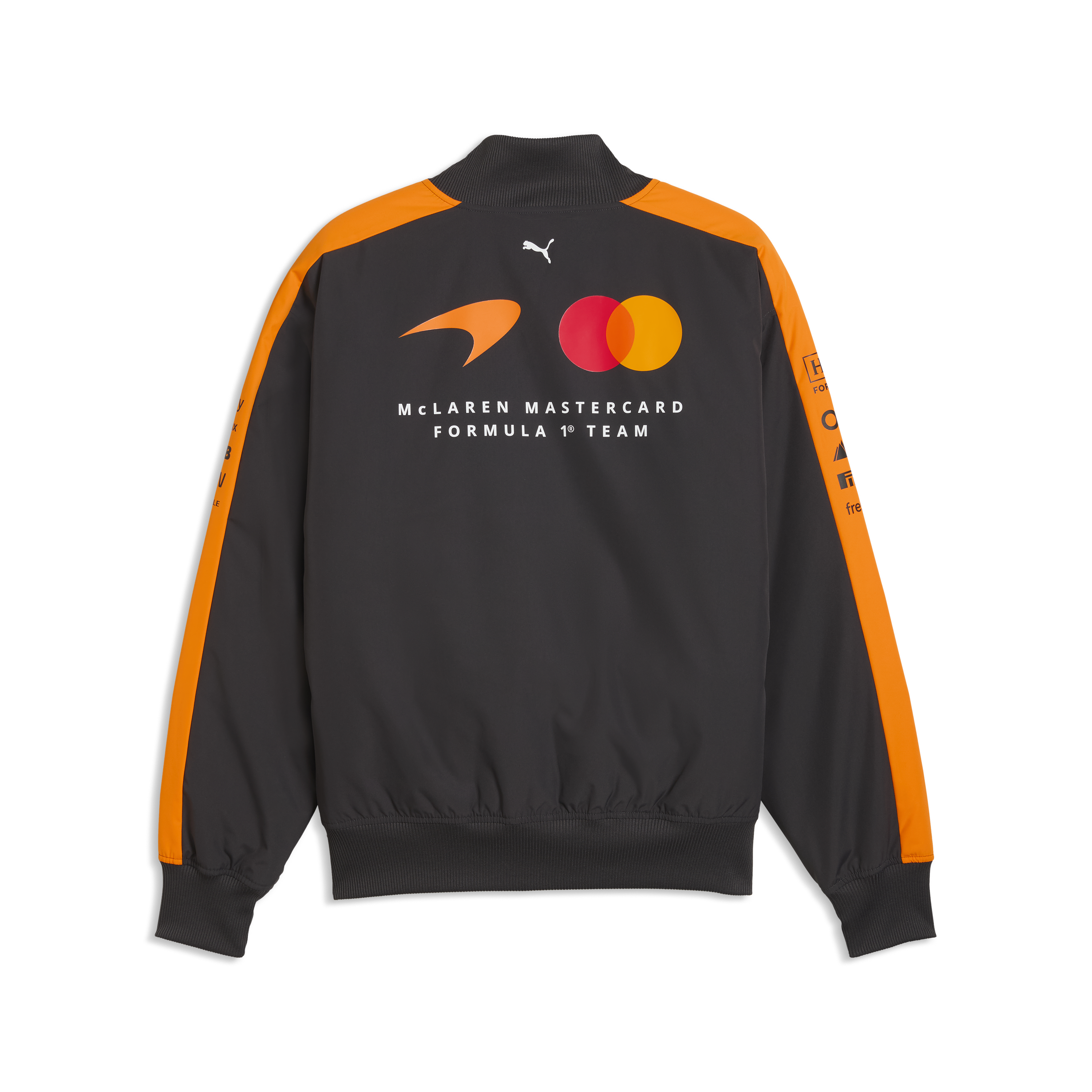 McLaren Racing F1 Team 2026 Bomber Jacket Mens - Papaya