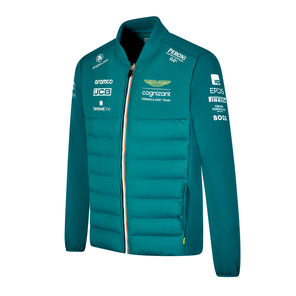Aston Martin F1 2023 Team Hybrid Jacket Mens - Green