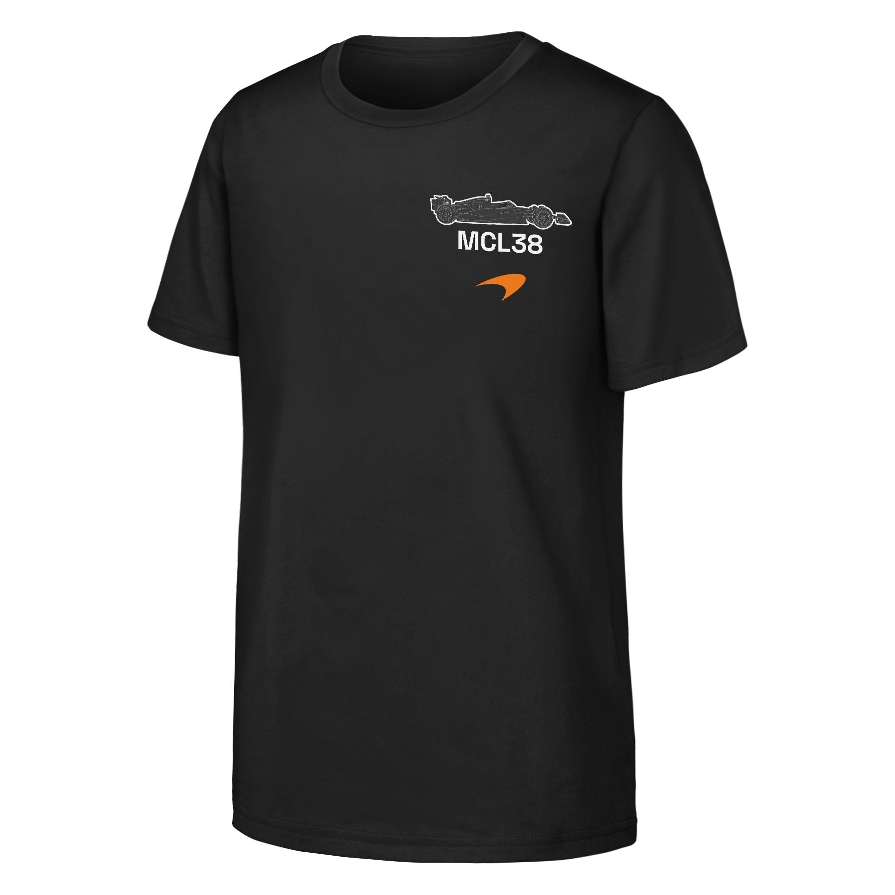 McLaren Racing F1 MCL38 Car Short Sleeve Tee Kids - Black