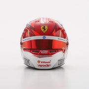 Looksmart Scuderia Ferrari F1 Team Charles Leclerc 2025 Las Vegas GP Mini Helmet Adults - Red - 1:5 Scale