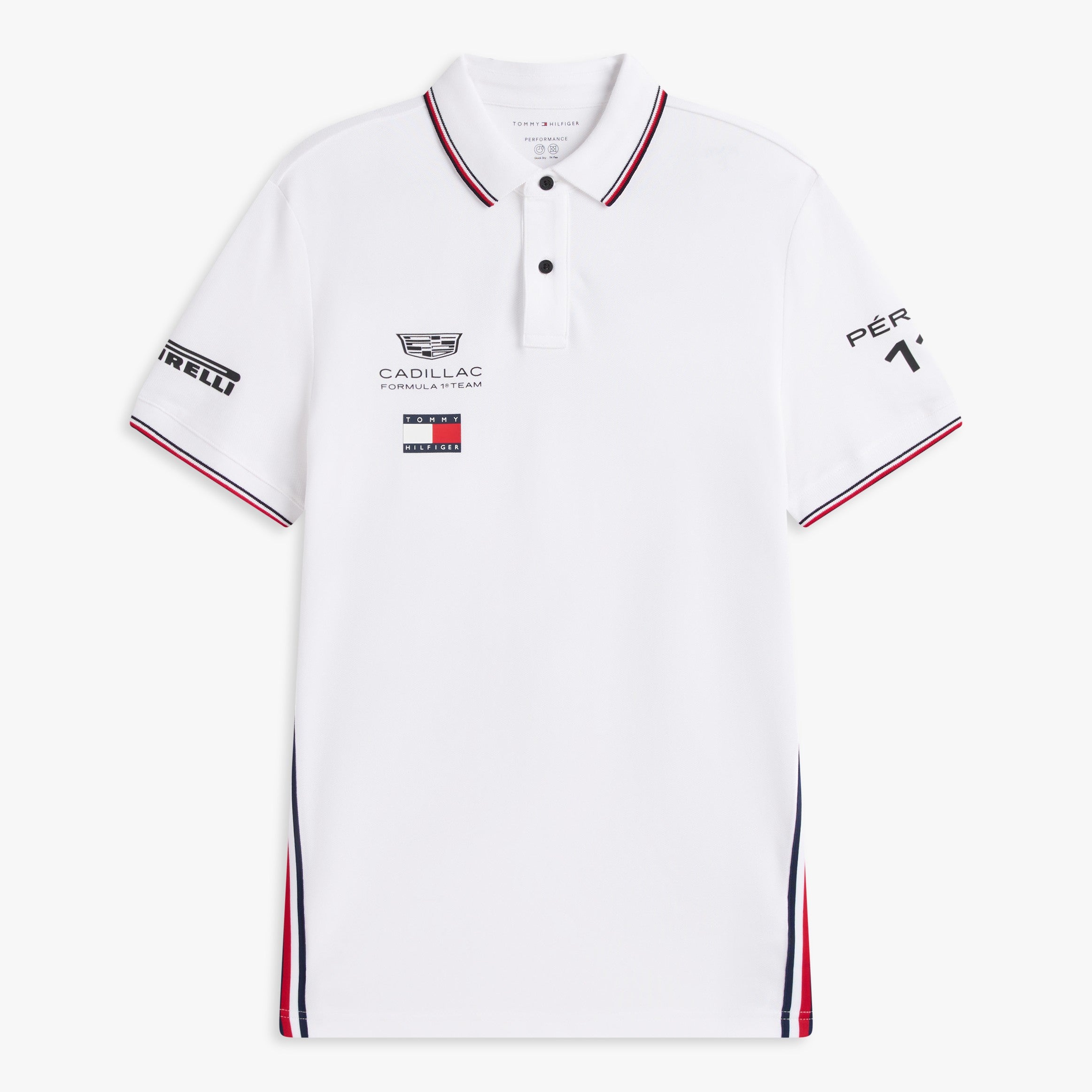 Cadillac F1 Team 2026 X Tommy Hilfiger Perez Polo Mens - White