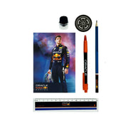 Red Bull Racing F1 Max Verstappen Writing Set In Bag Unisex - Navy