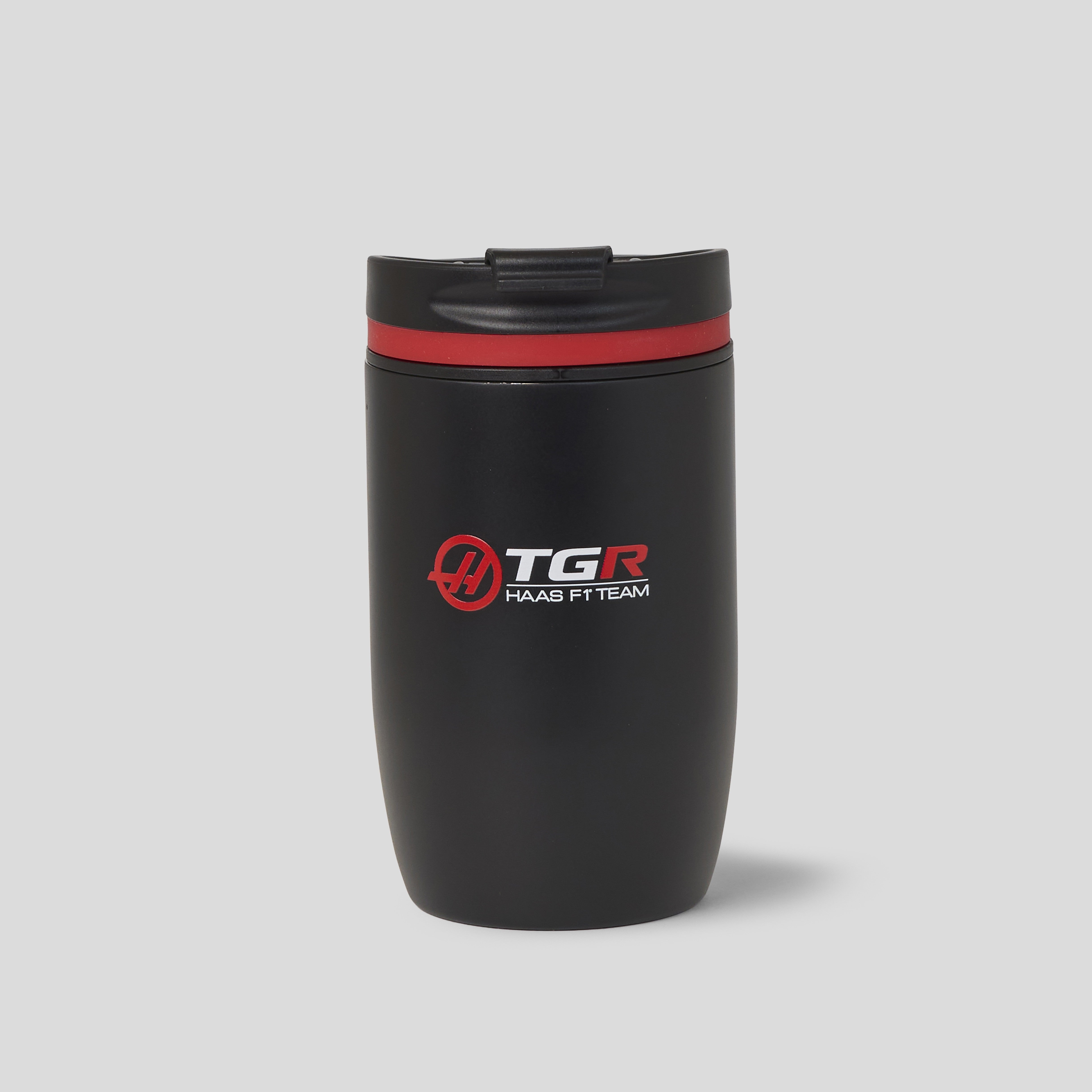 Haas F1 Travel Coffee Cup Unisex - Castore Black/Flame Scarlet