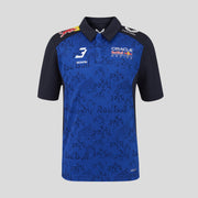 Red Bull Racing F1 Team 2026 Polo Driver Max Verstappen Kids - Night Sky / Surf The Web
